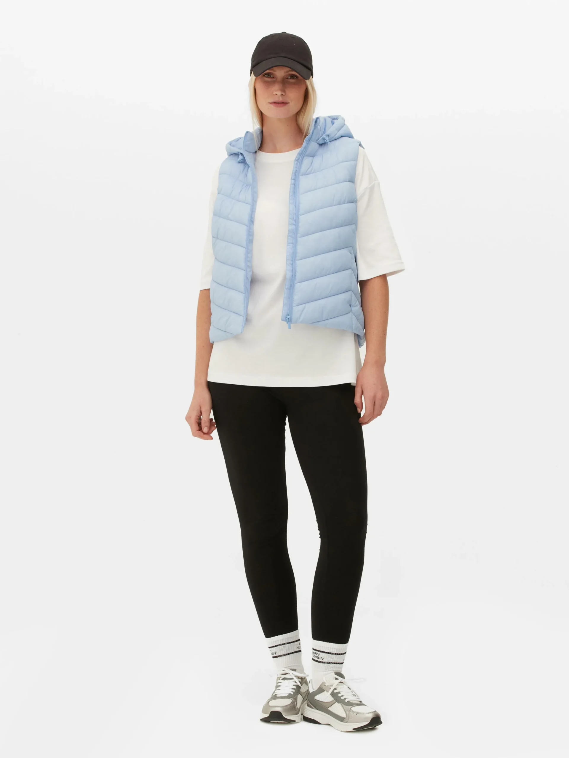 Veste Sans Manche à Capuche
