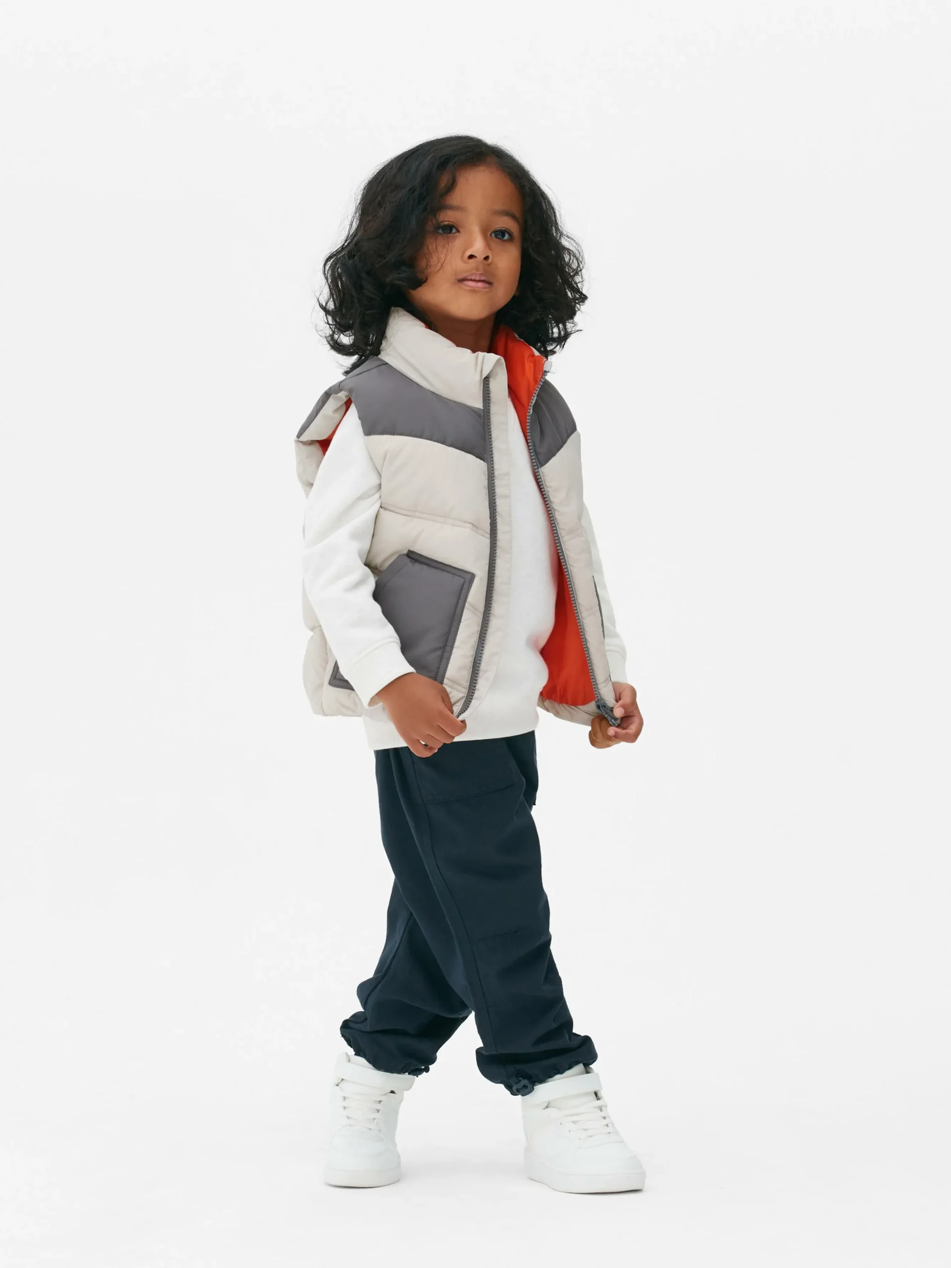 Veste Sans Manches Color Block