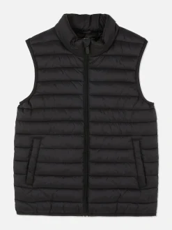 Veste Sans Manches Rembourrée Zippée
