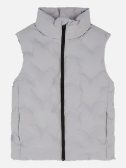 Veste Sans Manches Rembourrée Zippée