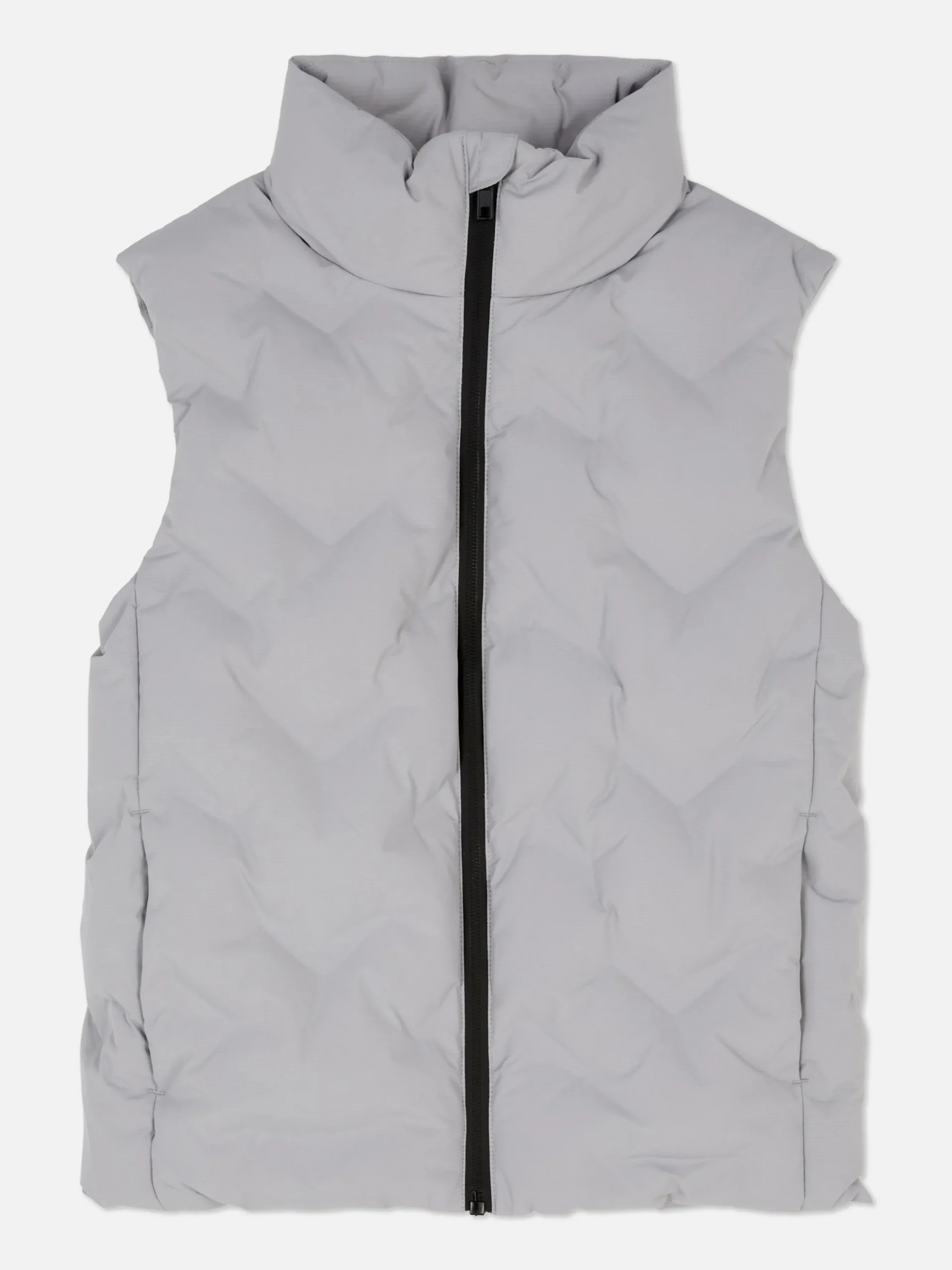 Veste Sans Manches Rembourrée Zippée