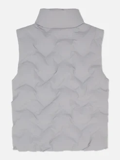 Veste Sans Manches Rembourrée Zippée