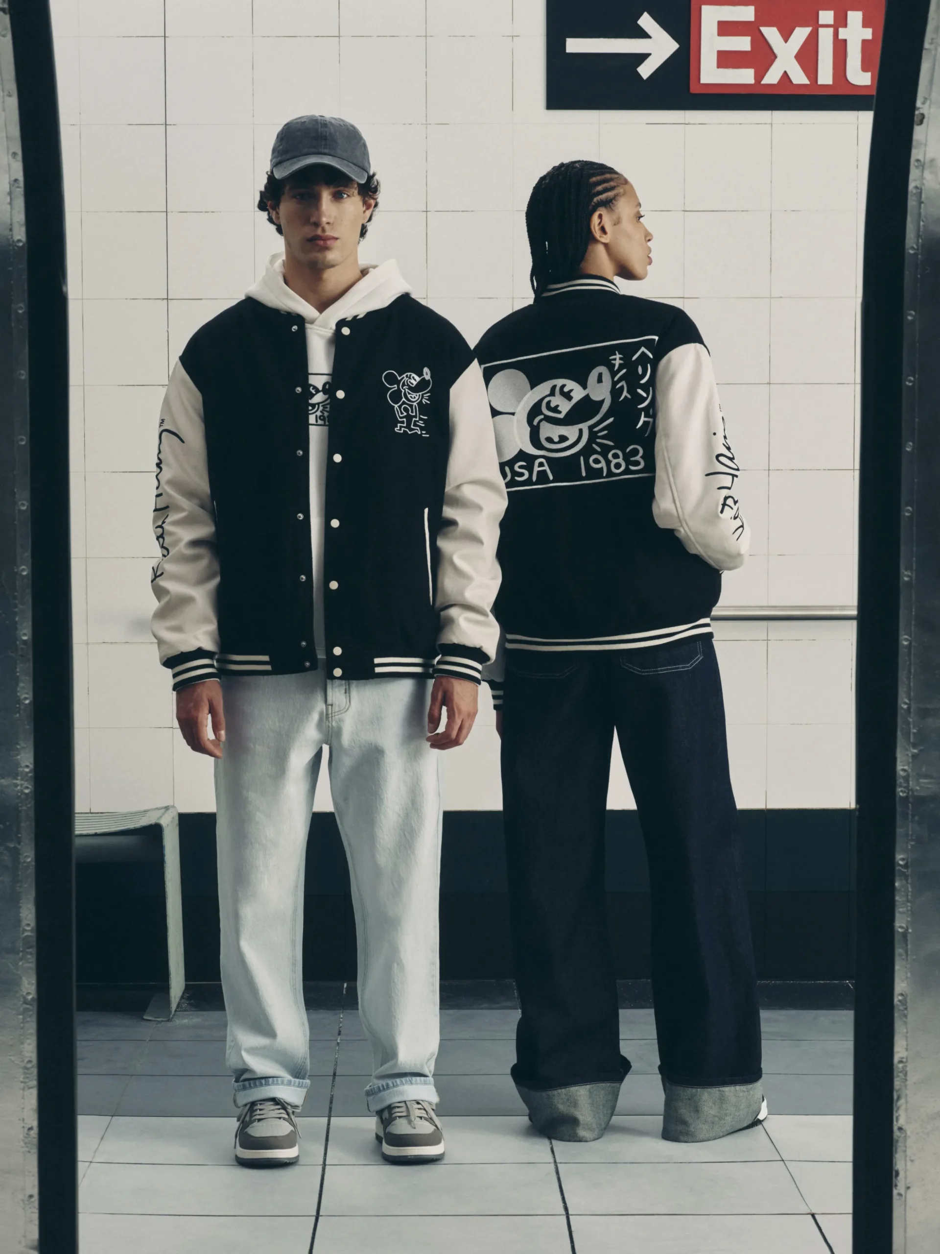 Veste Universitaire Disney Mickey Mouse X Keith Haring